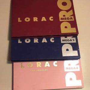 Lorac Mega Palettes 1, 2 &4